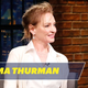 Both Uma Thurman and Jennifer Lawrence Rightfully Kicked Harvey Weinstein Around on Late Night